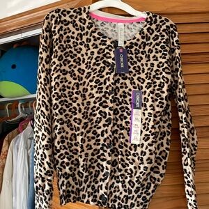 Girls XL size 14/16. Cherokee Brand Animal Print Sweater